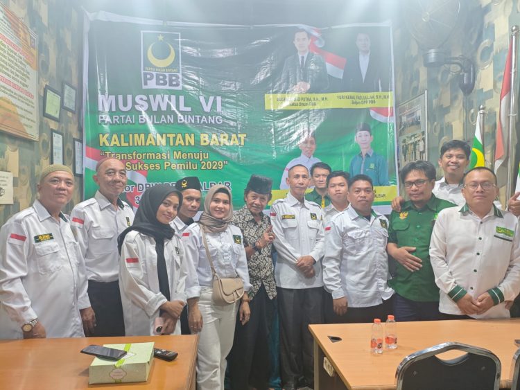 DPW PBB KALIMANTAN BARAT GELAR MUSYAWARAH WILAYAH KE-VI, H.MUSTA’AN TERPILIH SECARA AKLAMASI
