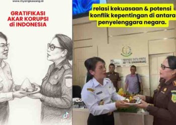 Diduga Tumpeng Gratifikasi Dari Pemkot Ke Kajari Kota Singkawang