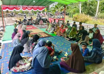 PT. Permata Intan Sukses Sukses Gelar Santunan Anak Yatim Se Desa Sungai Rengas