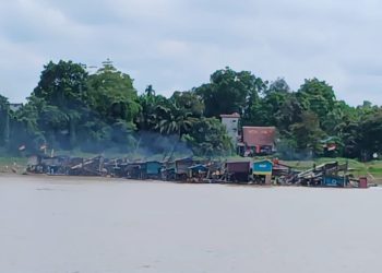 Aktivitas PETI di Daerah Aliran Sungai Kapuas Makin Tak Terkendali