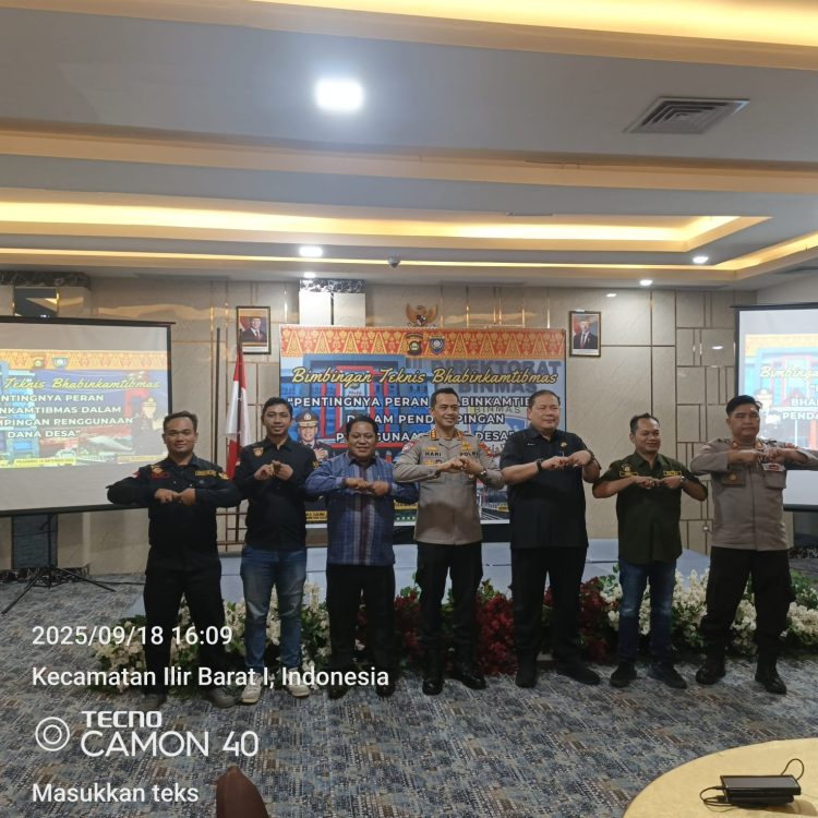 Direktorat Bhabinkamtibmas Polda Sumsel Selenggarakan Bimtek terkait Pendampingan Penggunaan Dana Desa