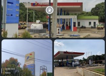 SPBU 64.785.15 di Sanggau Diduga Kangkangi Hukum, Isi BBM Bersubsidi ke Jerigen: Ancaman Sanksi Mengintai