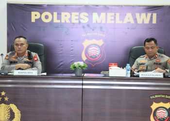 Kapolres Melawi Pimpin Gelar Opsnal Polres dan Polsek Jajaran