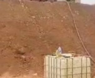 Diduga Kegiatan Tambang Bouksit Ilegal Di Bukit Tunggal