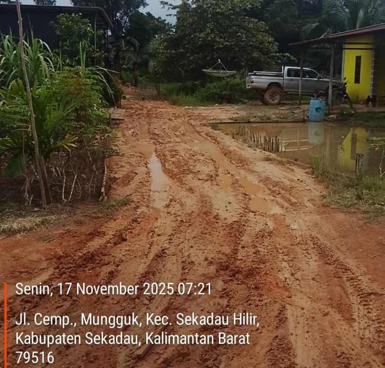 Aduan Keluhan Masyarakat RT 25 Jalan Cempaka Sekadau Jauh dari Perhatian dan Pembangunan Pemerintah
