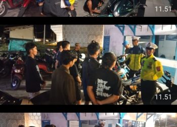 Satgas Ops Zebra Kapuas 2025 POlres Melawi Gencarkan Penindakan, Pengendara Berknalpot Brong Kena Sanksi