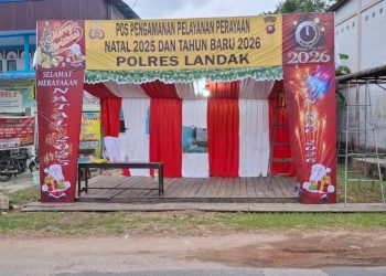 Polsek Mempawah Hulu Dirikan Pos Pengamanan Nataru