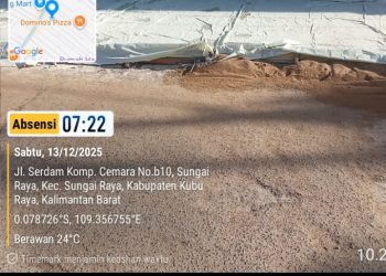 Hebohh!! DPD AKPERSI Kalbar Buka Suara Diduga Proyek Siluman Sudah Mengalami Keretakan Hasilnya Tidak Sesuai Harapan Masyarakat