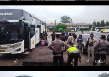 Personel Pos Pelayanan Lilin Kapuas 2025 Hadir di Terminal AKDP Sidomulyo, Dukung Kelancaran Mudik dan Libur Nataru