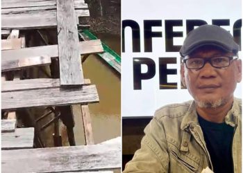 Jembatan Penghubung dua desa Rusak Parah Warga Kapuas Hulu Frustasi Minta Bantuan Bapak Presiden