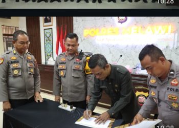 Tim Rorena Polda Kalbar Laksanakan Asistensi dan Evaluasi Zona Integritas di Polres Melawi