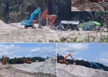 Lapor Pak Kapolda 10 Unit Excavator Beroperasi Bebas Di Boyan Tanjung Kapuas Hulu, Masyarakat Tagih Komikmen Kapolda Berantas PETI Ilegal