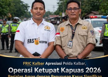 FRIC Kalbar Apresiasi Polda Kalbar, Operasi Ketupat Kapuas 2026 Berjalan Aman dengan Penurunan Kasus Signifikan