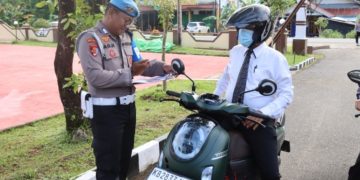 *Tim Propam Polda Kalbar Gelar Gaktibplin di Polres Melawi, Periksa Kendaraan hingga Penampilan Personel*