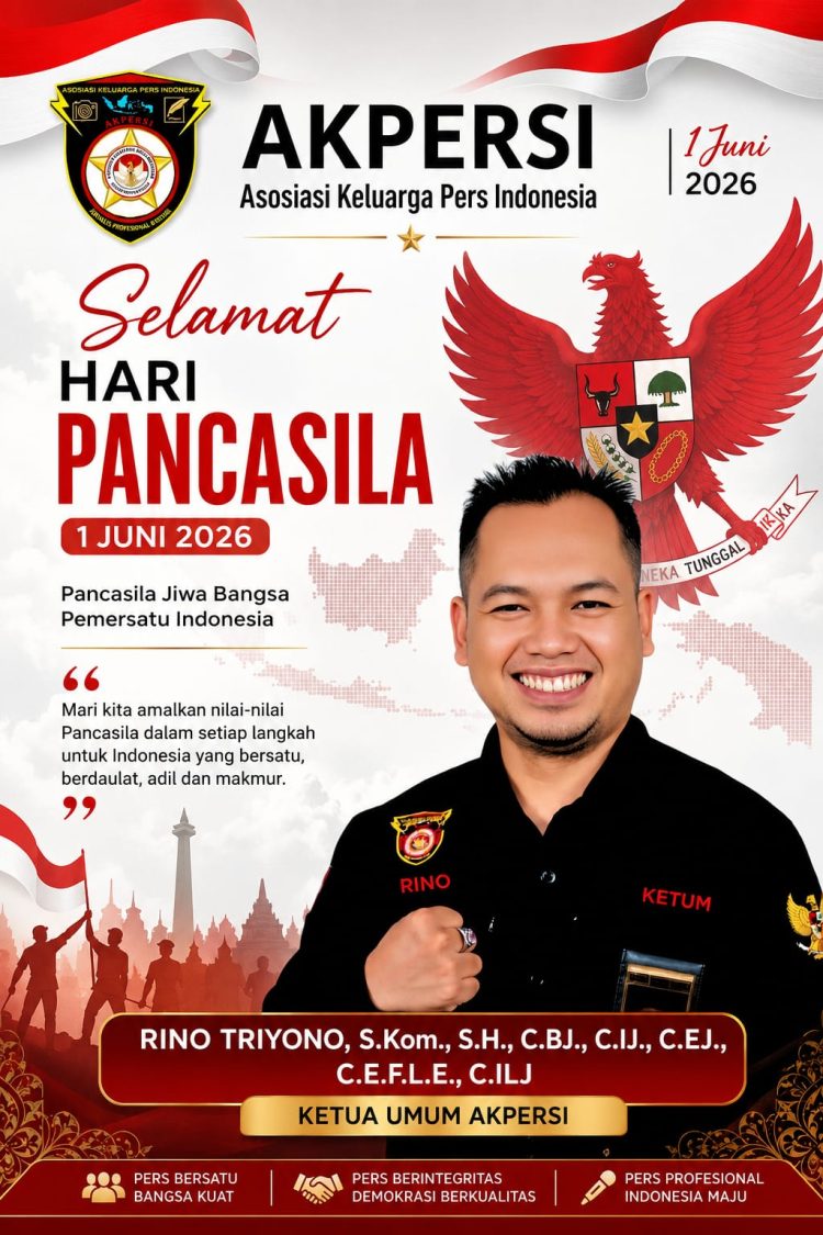 Pernyataan Sekjen AKPERSI Pada Hari Lahir Pancasila: Bersatu Dalam Keberagaman, Kuat Dalam Kebangsaan