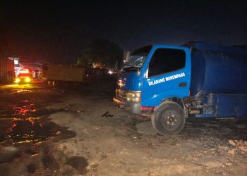 Tempat Parkir Truk di Jalan Khatulistiwa Siantan Terbakar, Kerugian Ditaksir Rp100 Juta